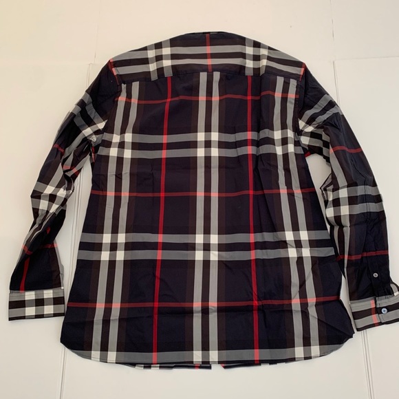 BURBERRY London England Plaid Check Men’s Shirt XL - Picture 7 of 7
